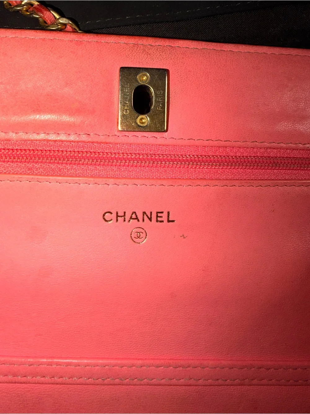 CHANEL Pink Quilted Flap Crossbody with Gold CC mini Bag